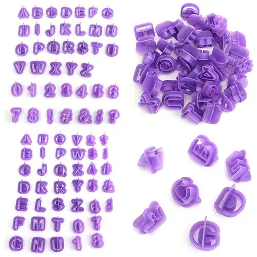 

Hot Sale 40 Pcs Icing Cutter Mold Alphabet Letter Fondant Cake DIY Decorating Mould Set