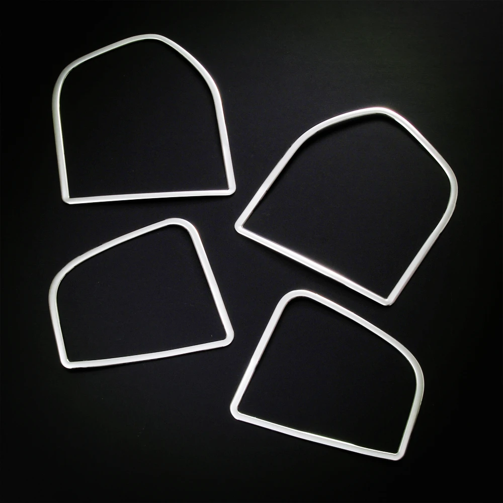 Speaker Decoration Trim Accessories 4 pcs Stainless Steel For Toyota Prius V ZVW40 Car styling Cover