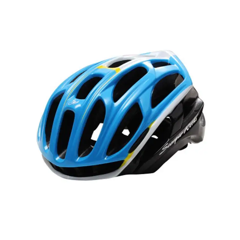 Mounchain велосипед чехол для велосипедного шлема с светодиодный свет MTB Горный Дорожный велосипед Велоспорт Шлем для езды на мотоцикле Для мужчин Для женщин - Цвет: Blue
