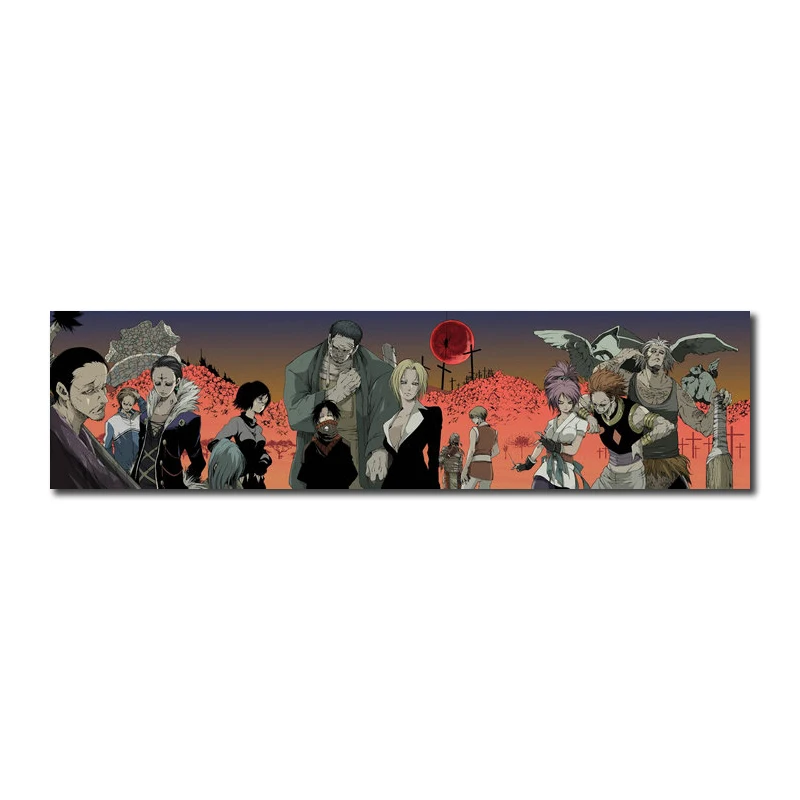 

Art Silk Or Canvas Print Hunter x Hunter And Dragon Ball Anime Poster For Room Decor Decoration-007