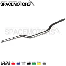 Серый алюминиевый 28 мм 1-1/" Руль для moto rcycle moto MX CR CRF CRM XR YZ YZF WR WRF DR DRX RM rmz EX 85 125 200 250 400 650