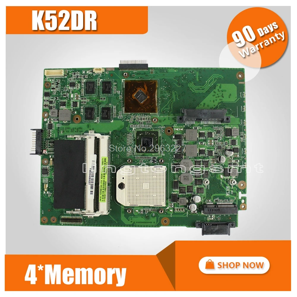 K52DR Motherboard 512M For ASUS A52D K52DE K52D K52DY X52D Laptop ...