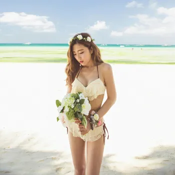 

The Summer 2018 New Women Bikini Swimwear Set Swimsuit Solid color Have Pad Female Sexy Bikini Set Beachwear Bathing Suit