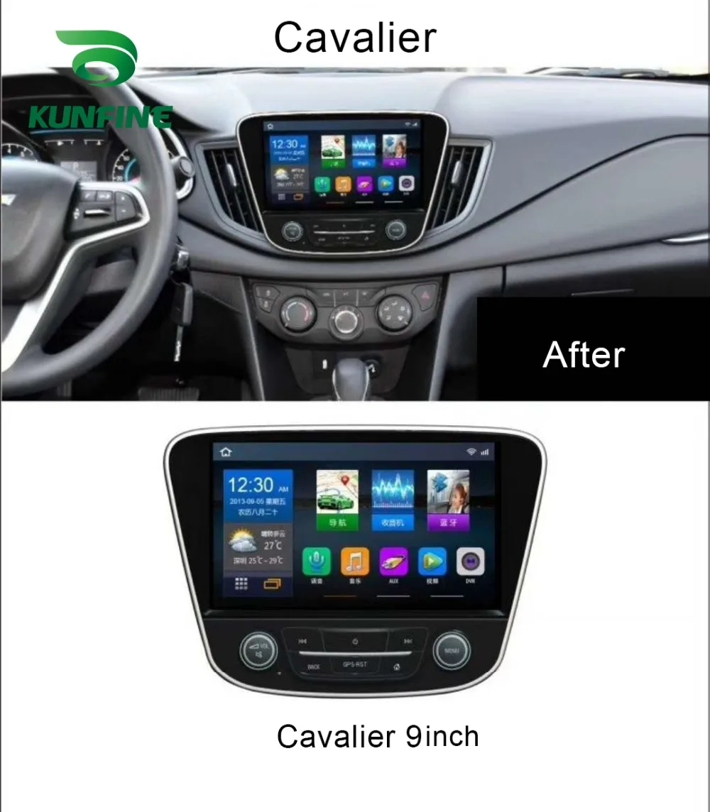 Discount Octa Core Android 8.1 4GB RAM 64GM ROM Car DVD GPS Navigation Player Deckless Car Stereo For Chevrolet Cavalier  2016-2018 Radio 1
