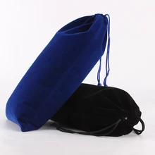 50 шт./лот 15*30 см с индивидуальными принтами бархатный шнурок мешок для хранения сумки