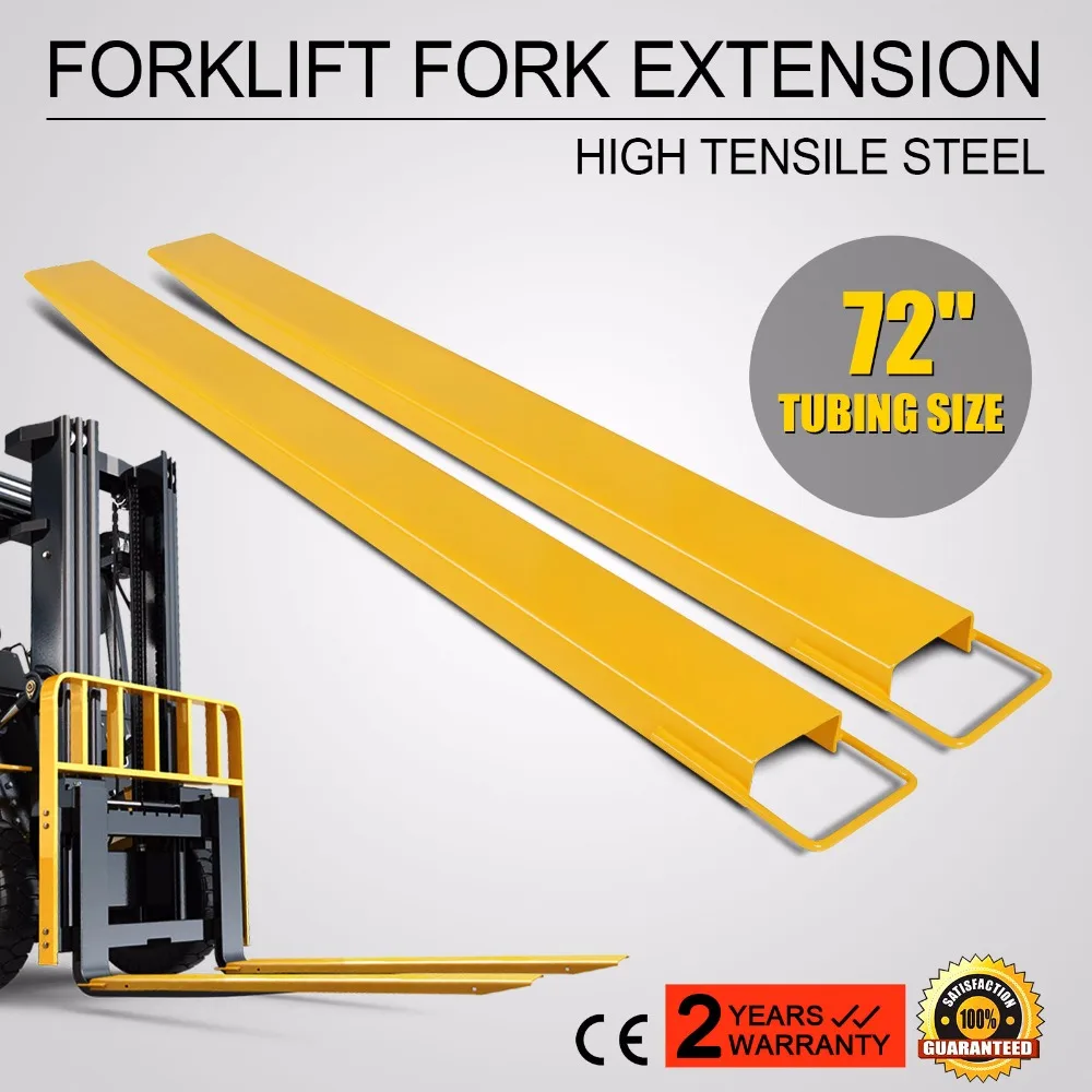 72 inch BestEquip Pallet Forks Extensions Steel Pallet Forks 72 inch Forks Extensions for Forklift Lift Truck FD36307945 