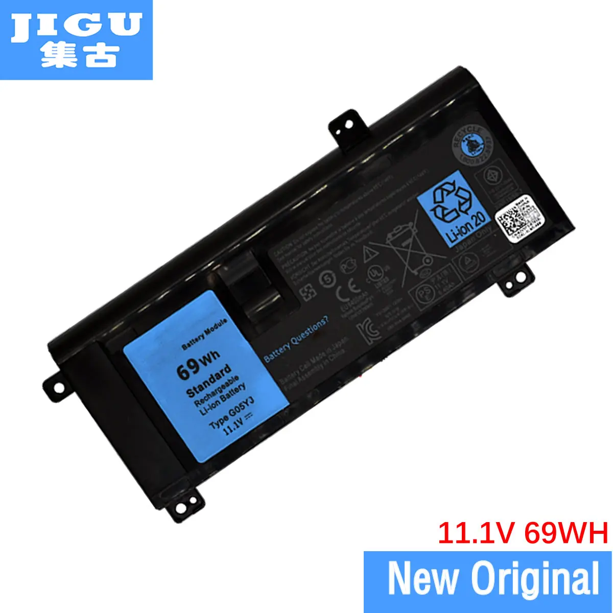 Оригинальный аккумулятор JIGU 11 1 В 69Wh G05YJ для DELL Alienware 14 A14 M14X R3 R4 0G05YJ Y3PN0 8X70T |