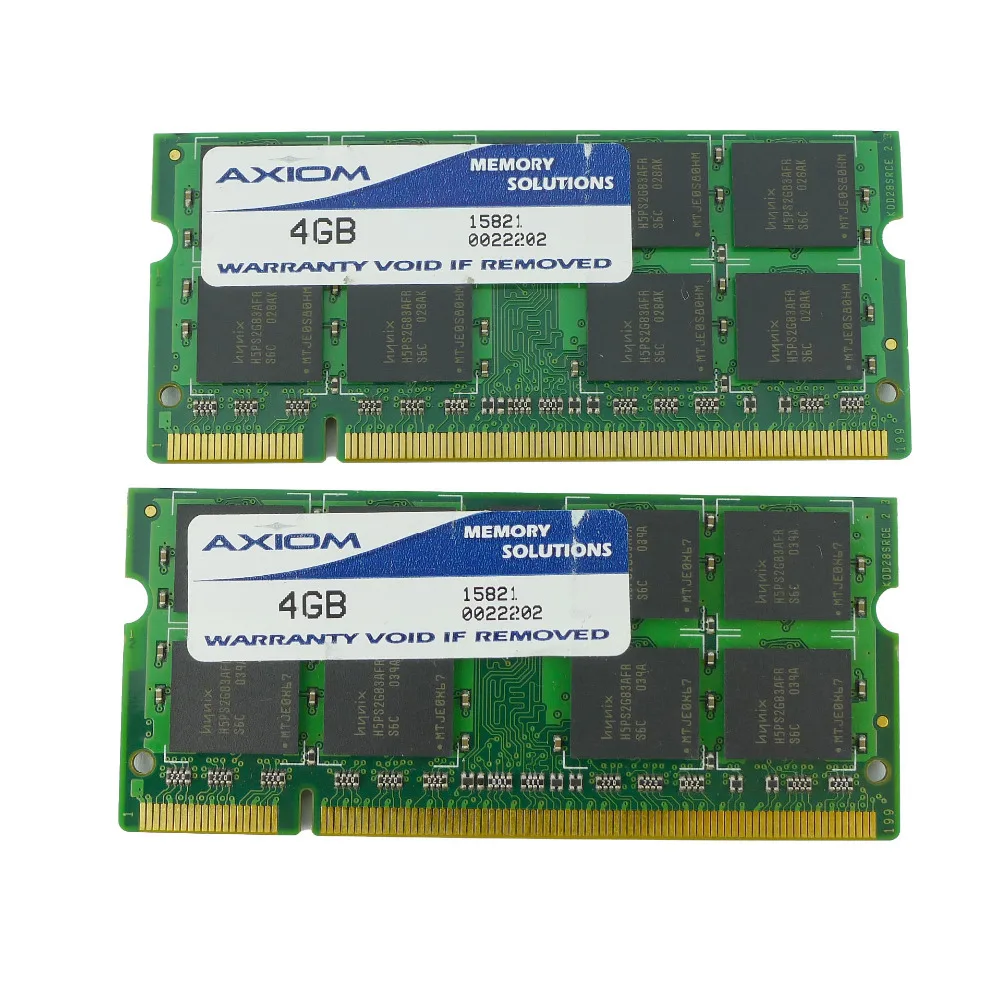 New 8GB 2X 4GB PC2 6400 DDR2 PC6400 800Mhz 200pin Sodimm Laptop Memory ...