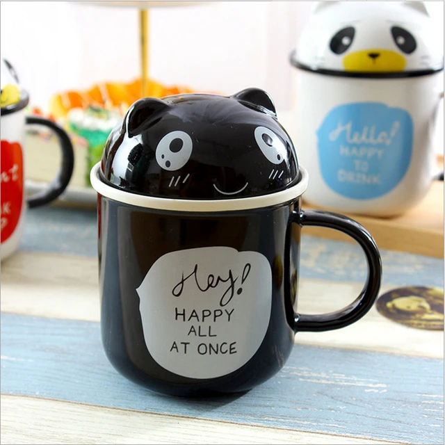 Cute Cartoon Panda Mugs Ceramic Personality Milk Mug Office Coffee Cute Cartoon Panda Mugs Ceramic Personality Milk Mug Office Coffee Cups Tumbler Creative Breakfast Morning