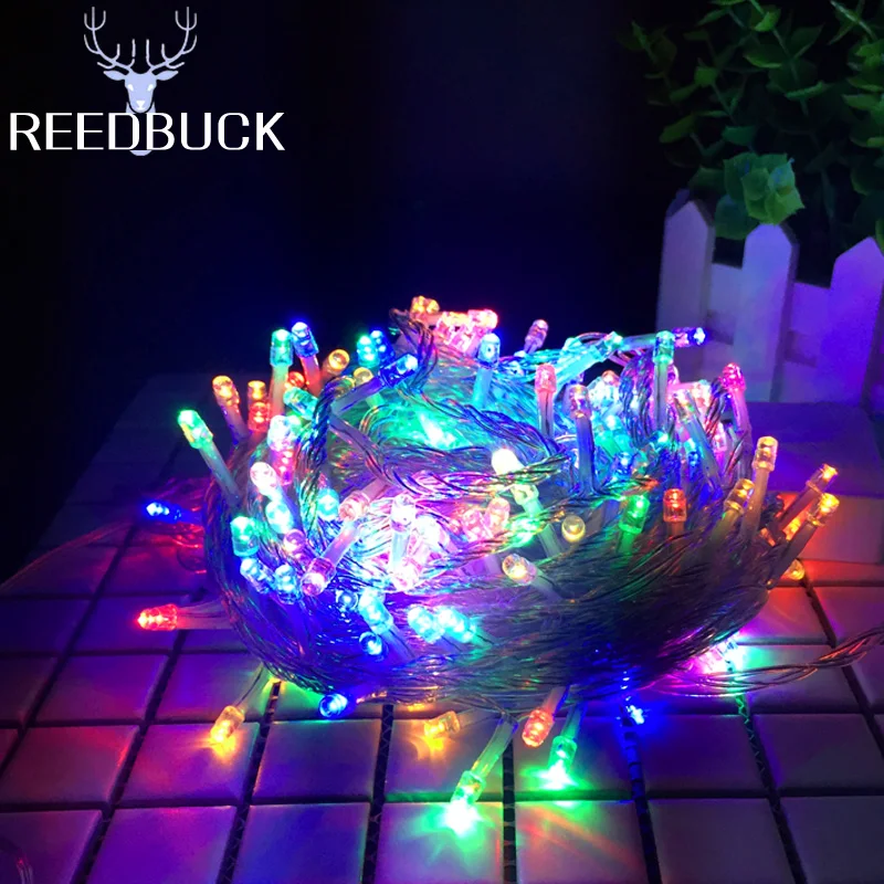 10M 20M Waterproof 220V EU Plug Holiday Decorate String Lights RGB 100 Led 200 Leds For Christmas Party Wedding Holiday Lighting (14)