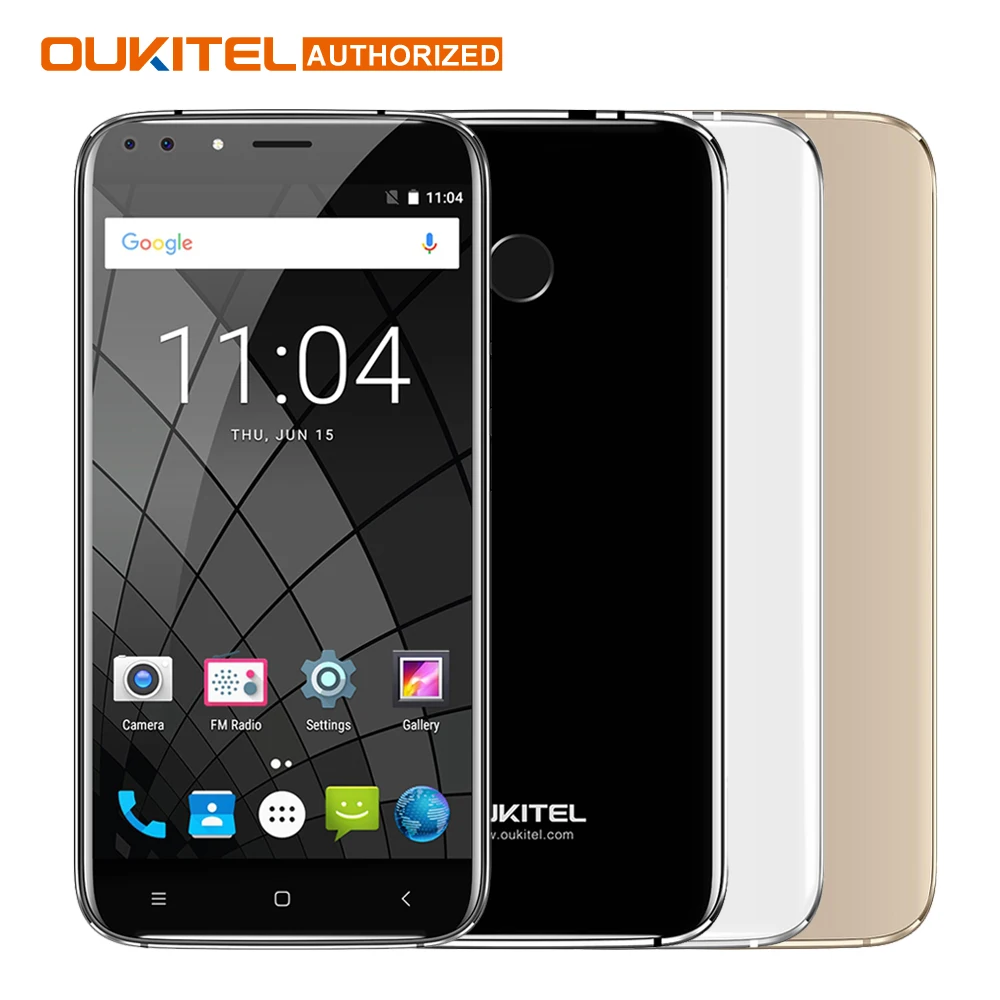 

Refurbished Oukitel U22 Smartphone 5.5inch Android 7.0 2700mAh HD MTK 6580 Quad Core 13MP Back Camera 2GB + 16GB