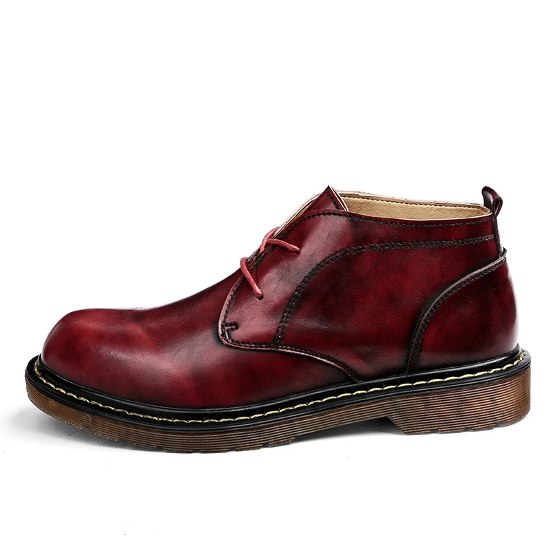 

2019 Winter New Arrivals Fashion Ankle Boots Men Upgrade Motorcycle Boots Wear Comfort Spring Shoes 3#15/15D50