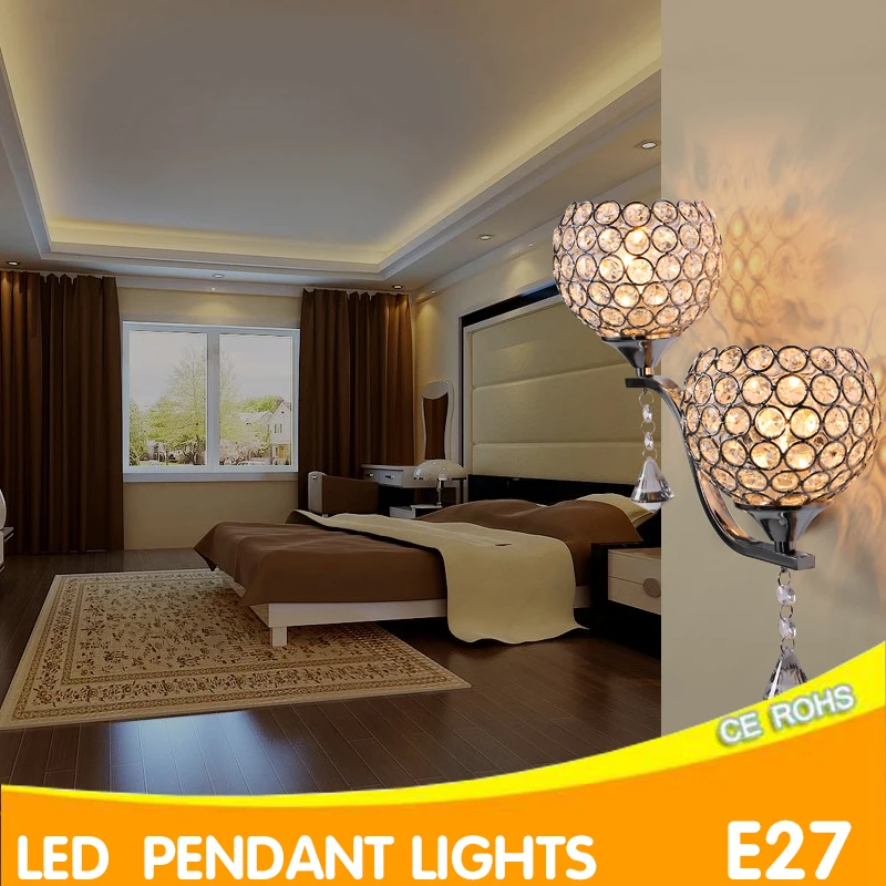 

Green Eye wall lamp moden Sconce Stair Light Fixture Living Room Bedroom Indoor Lighting led bulb E27 wall light Crystal lights