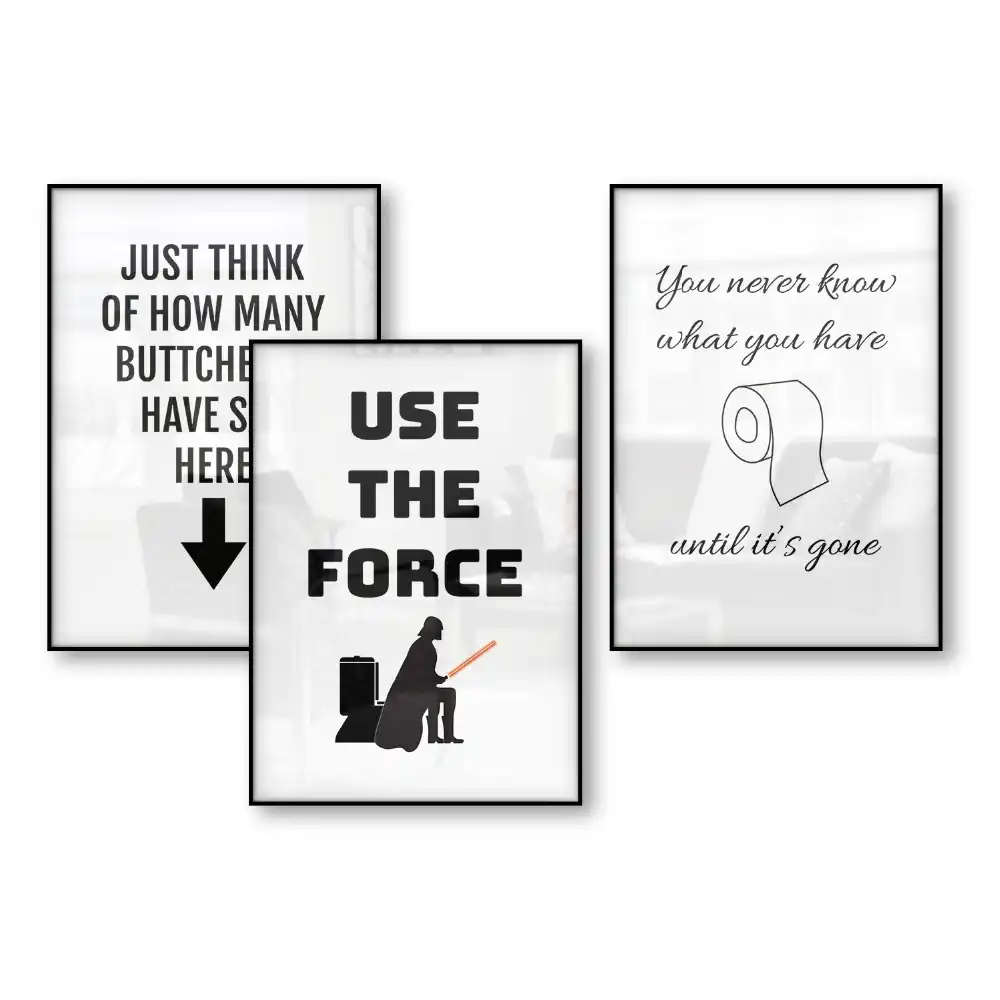 Funny Bathroom Art Etsy