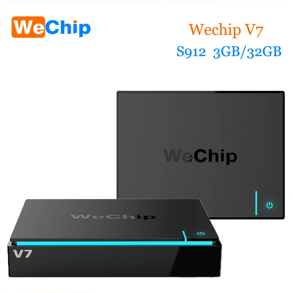 

Wechip V7 Android 7.1 Tv Box S912 Octa-core 3GB 32GB Dual Wifi 2.4G+5.0G With Bluetooth 4.0 4K HD Set Top Box Support IPTV Box