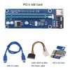 60cm PCI-E extender PCI Express Riser Card 1x to 16x USB 3.0 SATA to 4Pin IDE Molex Power Raiser VER 006 for BTC Mining Miner ► Photo 3/6