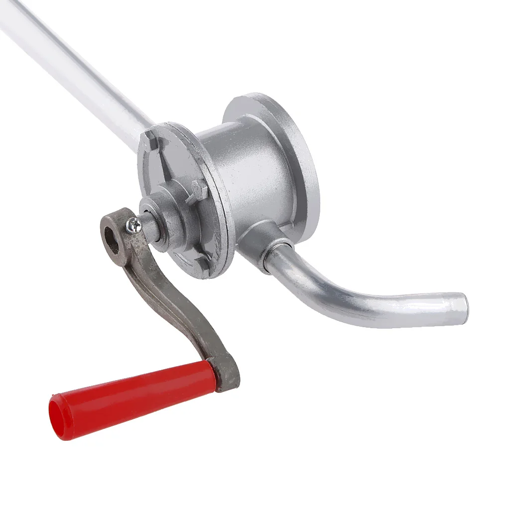 Aluminium Hand Rotary Self Dispense Oil Diesel Fuel Pump Drum Fuel Supply System Replacement Parts 2000L/h 