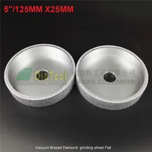 Special Price DIATOOL 2pcs 125mmx25MM Vacuum Brazed Diamond Grinding Flat Wheel Beveling Wheel For Marble Granite Artificial Stone Special Price DIATOOL 2pcs 125mmx25MM Vacuum Brazed Diamond Grinding Flat Wheel Beveling Wheel For Marble Granite Artificial Stone