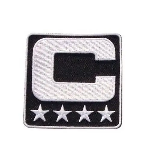 

new arrvials Football rugby Patches Captain C Patch Iron or Sewing On for Jersey Football Hockey Lacrosse Basketball