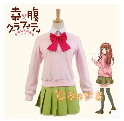 Бесплатная доставка! Новинка! Gourmet Girl Graffiti Ryou Machiko повседневный костюм для косплея, Идеальный заказ для вас! Бесплатная доставка! Новинка! Gourmet Girl Graffiti Ryou Machiko повседневный костюм для косплея, Идеальный заказ для вас!