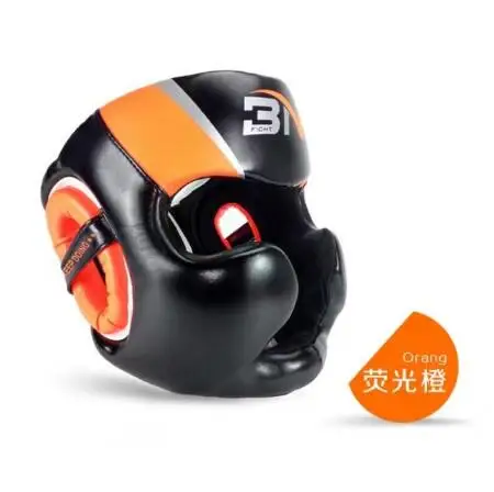 Orange Black ММА Муай Тай PRETORIAN боксерский шлем кик тренировка спарринг в ММА ТКД фитнес оборудование Грант бокс головные уборы - Цвет: Orange Black