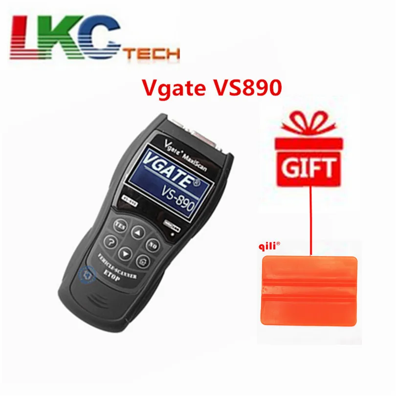 

2018 A+ Quaility Vgate MaxiScan VS890 OBD2 Code Reader Universal VGATE VS890 OBD2 Scanner Car Diagnostic Tool