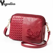 Multifunktions Frauen Stickerei Blume Handtasche Dame Crossbody Schulter Taschen für Weibliche Mutter Kleine Multi-zipper Messenger Taschen