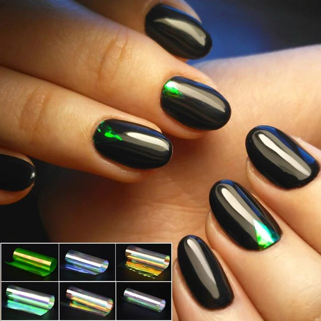 6 Pieces Nail Sticker Broken Gl Water Decals Mirror Effect For 6 Pieces Nail Sticker Broken Gl Water Decals Mirror Effect For Nails Art Fancy Punk Galaxy