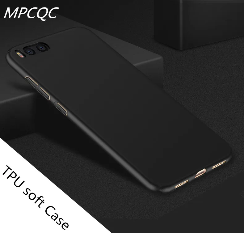 MPCQC Phone Case For Xiaomi Mi Note 3 TPU Soft Silicone Black Luxury Cover Ultra Thin Bag | Мобильные телефоны и