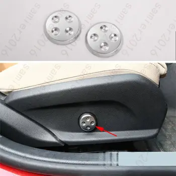 

2x Chrome Seat Adjustment Case Cover Trim For Mercedes-Benz GLC Class X205 2016 2017