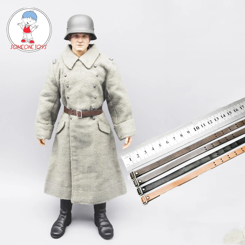 Мини 1/6 солдат кожаный ремень модель военный для 12 дюймов фигурку