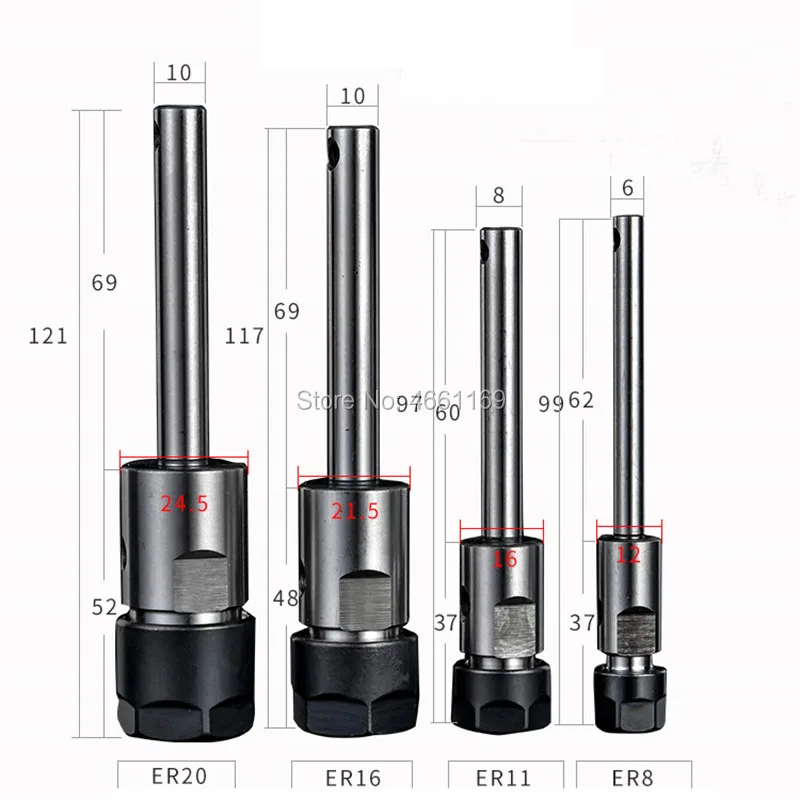 

Multi axis output shaft C6 ER8 C8 ER11 C10 ER16 C10 ER20 spindle Shaft multitool machine parts for tapping drilling machine