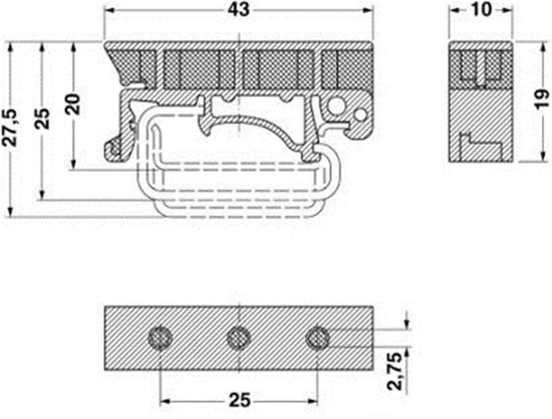 Абсолютно монтажный адаптер PCB. Монтажная плата PCB кронштейн. Переходник на din-рейку 35 мм