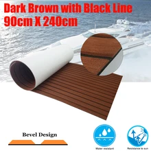2 размера настил для лодки лист с конической яхты морской пол ковер EVA Противоскользящий Тиковый коврик для палубы темно-коричневые аксессуары для лодок