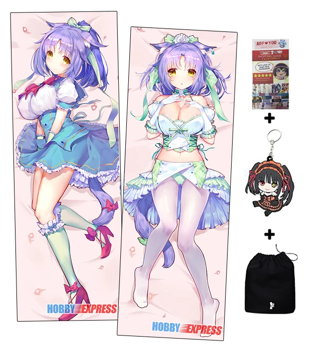

Hobby Express Dakimakura Japanese Hugging Body Pillow Cover Cinnamon - Nekopara H3682A