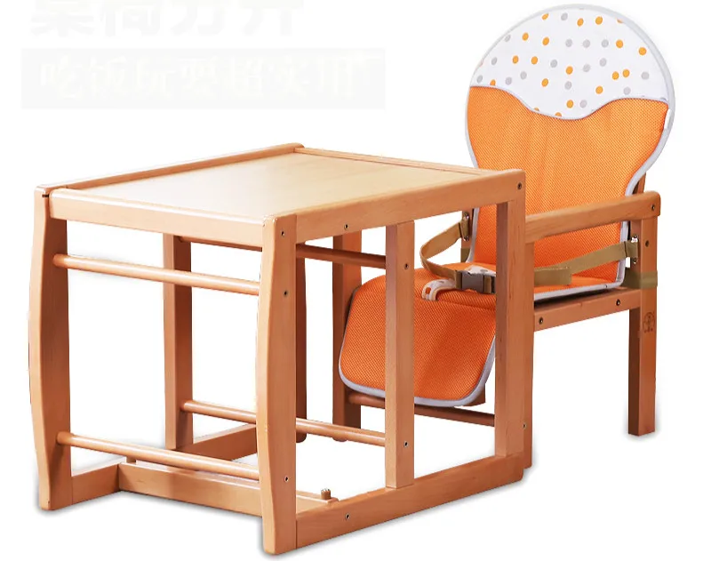 Newest Style Highchairs Wooden Rocking Chair Multifunctional Durable Baby Meal Chair For 6 Month 3 Years