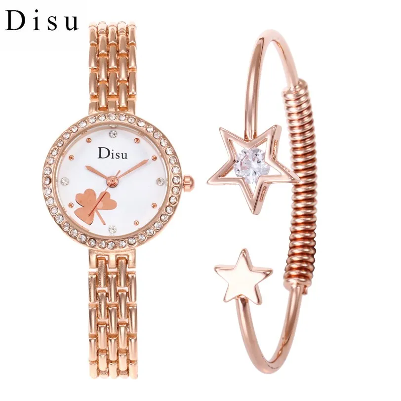 

New Fashion Luxury Rhinestone Watches Women Stainless Steel Quartz Bracelet Watch Ladies Dress Watches Female Clock relogios Hot