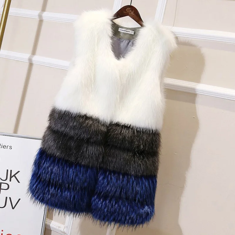 High Quality Real Fur Coat vest Fashion Genuine Rabbit Fur Overcoats Elegant Women Winter Outwear Recoon Dog Fur Jacket