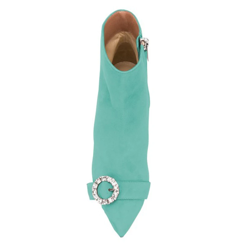 turquoise_suede_buckle_chunky_heel_ankle_booties_1_