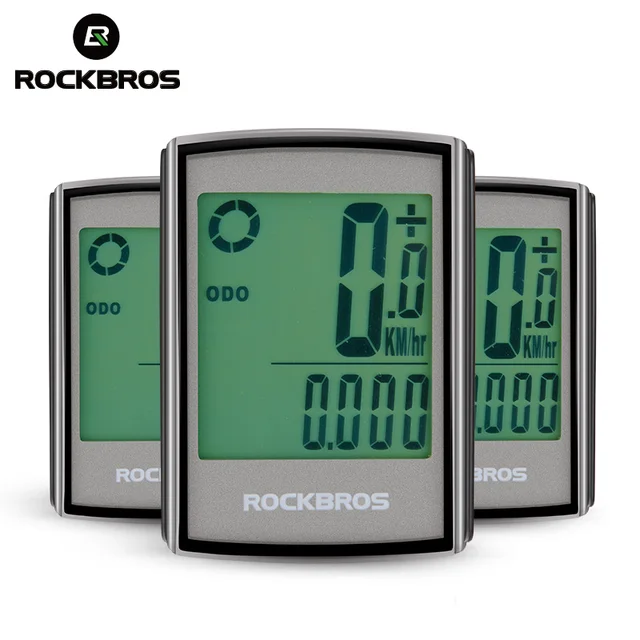 Best Offers ROCKBROS Waterproof Bicycle Computer LCD Backlight Stopwatch Wireless Cycling Bike Computer Speedometer Odometer MTB Accessories Best Offers ROCKBROS Waterproof Bicycle Computer LCD Backlight Stopwatch Wireless Cycling Bike Computer Speedometer Odometer MTB Accessories