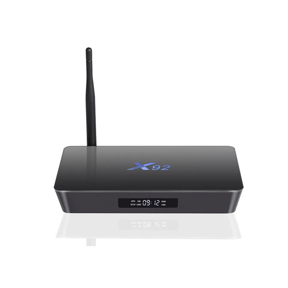 Новейшие X92 TV Box Android 6.0 Amlogic S912 Octa Core Макс 3 ГБ/32 ГБ КОДИ 16.1 Bluetooth 4.0 4 К 2.4 Г/5.8 Г WI FI H.265