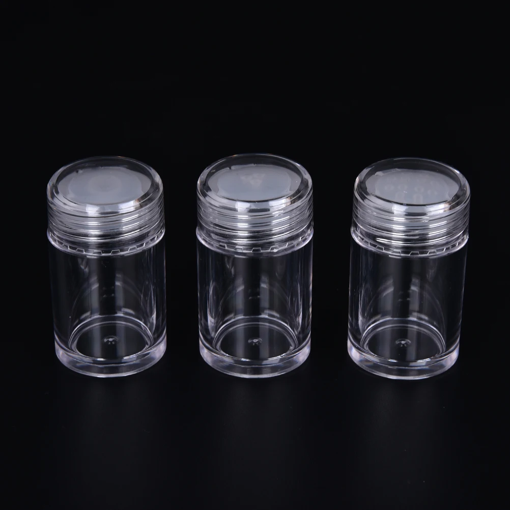 10ml 1/3/12 Holes Refillable Bottles Loose Powder Jar Nail Powder