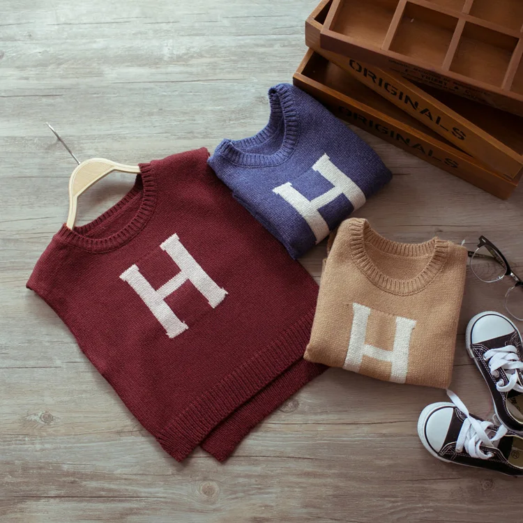 Г., модный детский свитер на весну-осень кардиган для малышей свитер с v-образным вырезом для мальчиков Детский свитер для мальчиков вязаный жилет комплект для отдыха