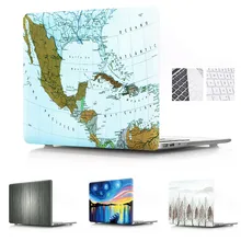 Чехол для MacBook 12 дюймов Air 11 13 дюймов Pro 13 15 дюймов Pro retina 13 15 дюймов ультратонкий светильник с изображением листьев