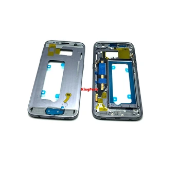 

5PCS Original New Housing Door Battery Cover+Sliver Middle Frame Bezel Plate For Samsung Galaxy S7 G930 F/T/A/V With Tracking