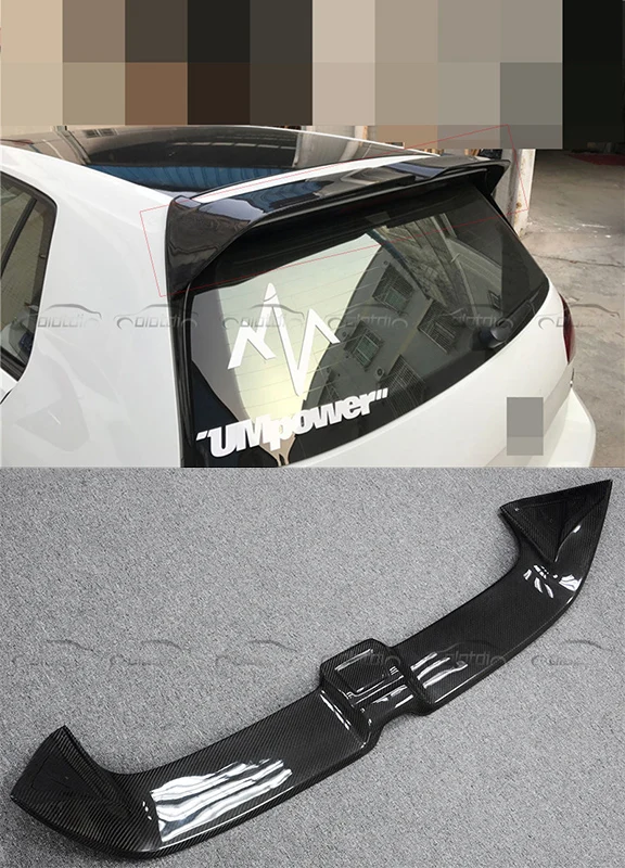 

Carbon Fiber Rear Roof Spoiler For Volkswagen Golf 7 GT&I / Normal Car Styling