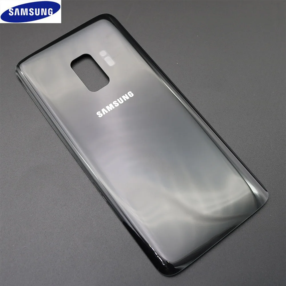 

For SAMSUNG Galaxy S9 S9 plus S9+ G965 G965F G960F G960 Back Battery Cover Door Rear Glass Housing Case Replace Battery Cover