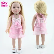 Новые виниловые силиконовые куклы принцессы 1" с модным летним многослойным платьем полное виниловое тело принцесса Menina светлые волосы коричневые глаза