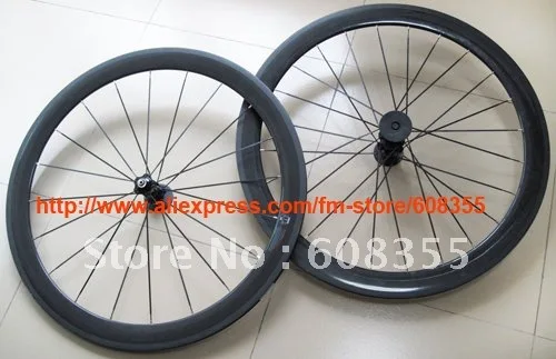 

Clincher Wheelset 60MM - Full Carbon Road Bike 700C Clincher Wheelset