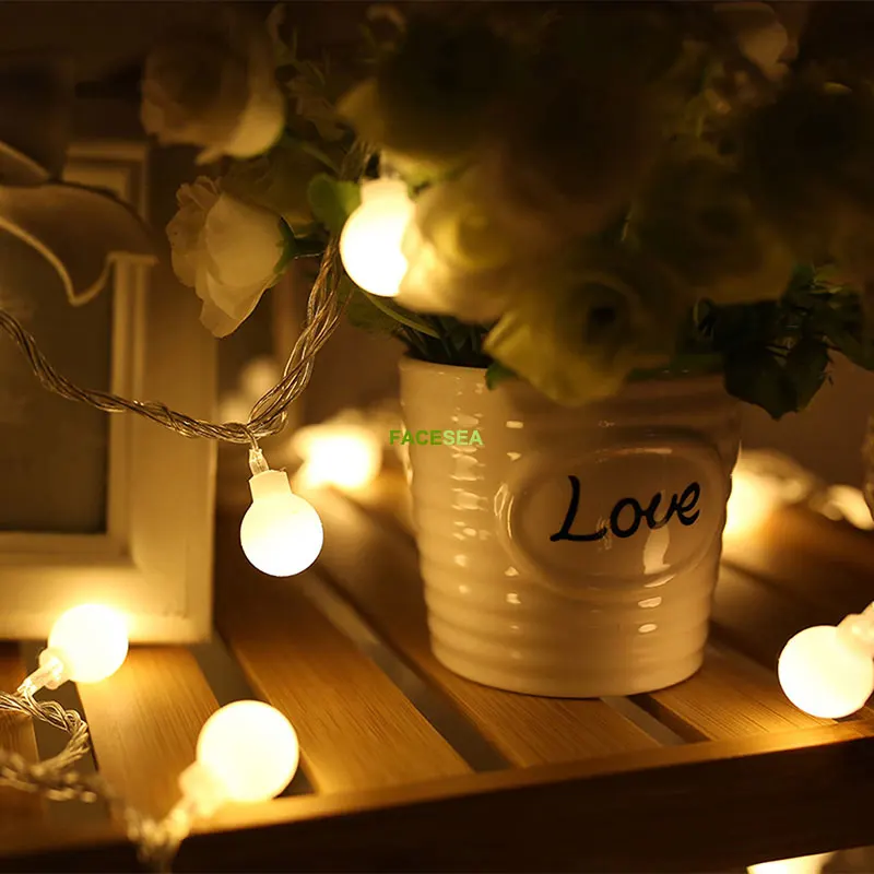 10 m 220 V al aire libre Multicolor LED String Luces de Navidad bola de luz 100 LED Holiday party decoración de la boda Luces LED colorido 10 m 220 V al aire libre Multicolor LED String Luces de Navidad bola de luz 100 LED Holiday party decoración de la boda Luces LED colorido